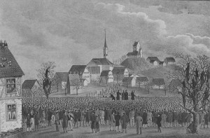 Friedliche Lösung: Ustertag 1830. Bild: Wikipedia